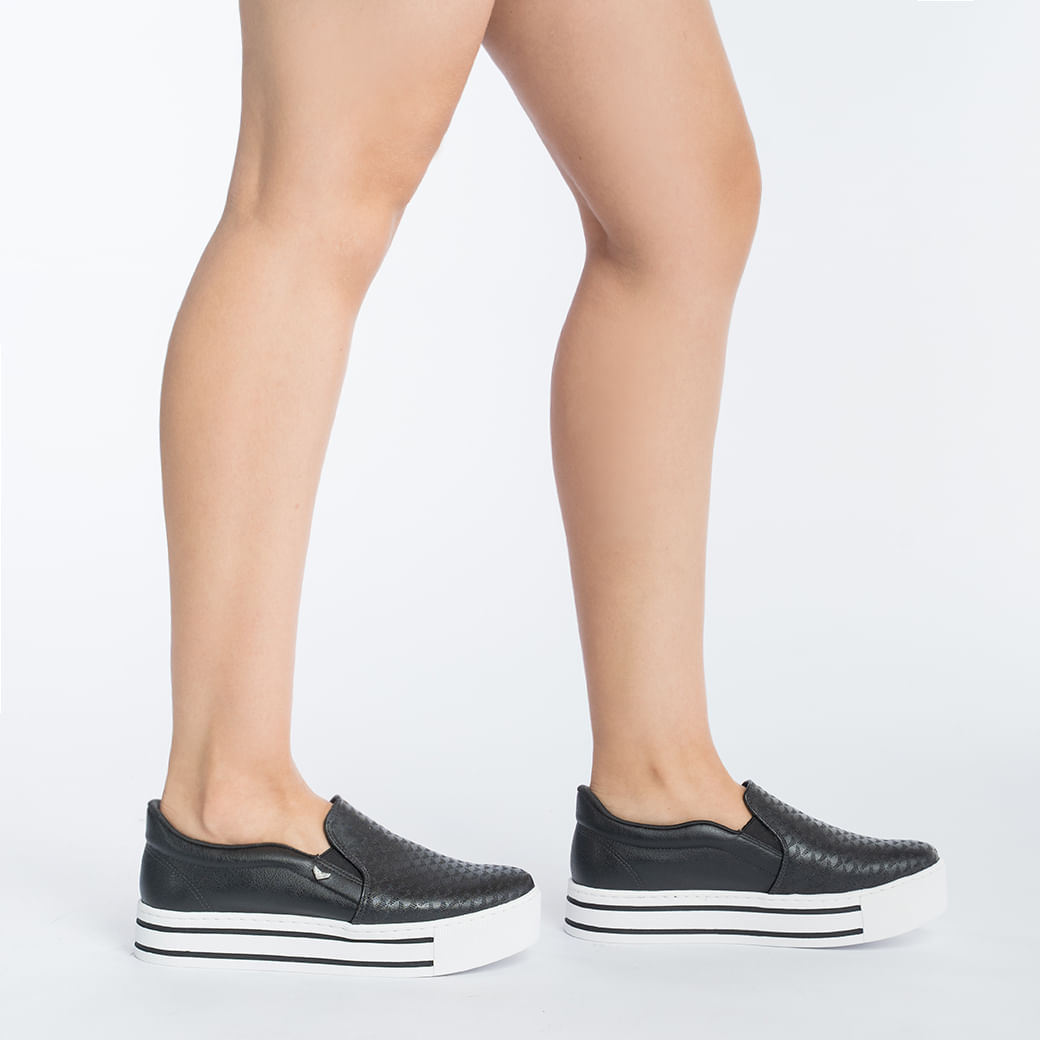 Via Marte Tenis Casual 010-035-01 Preto_Preto Napa2
